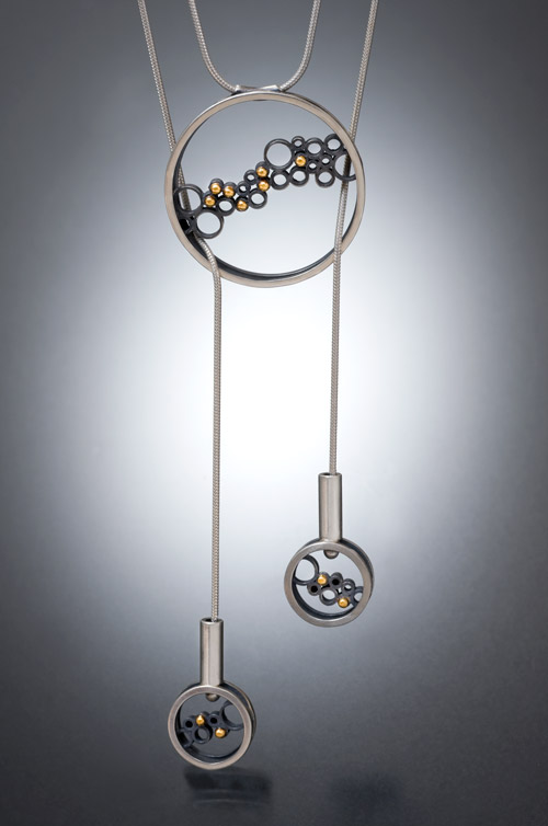 Studio Q Jewelry Bolera " Milky Way Gold" Necklace